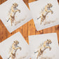 Wildlife Jumping Leopard Napkins