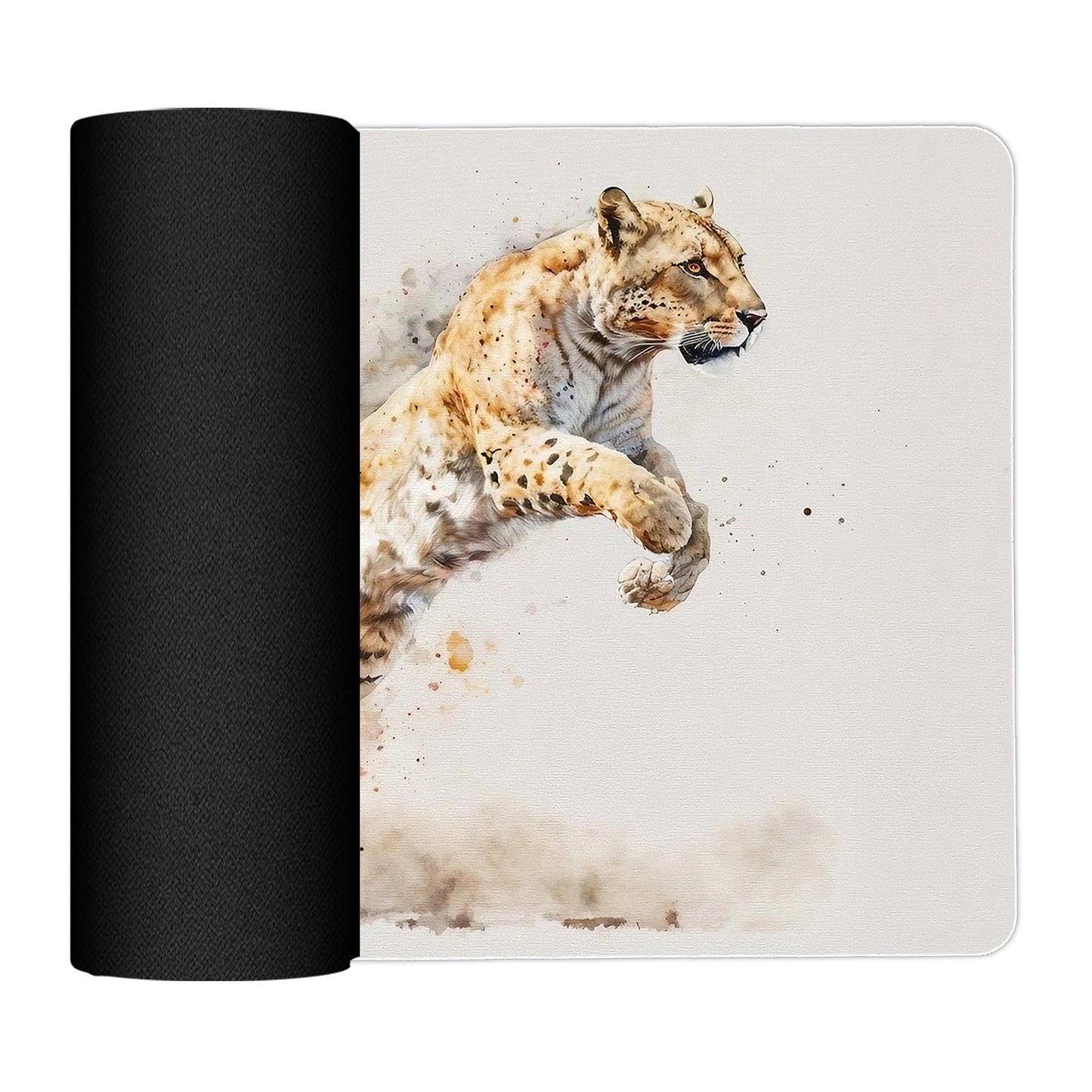 Wildlife Jumping Leopard Placemats