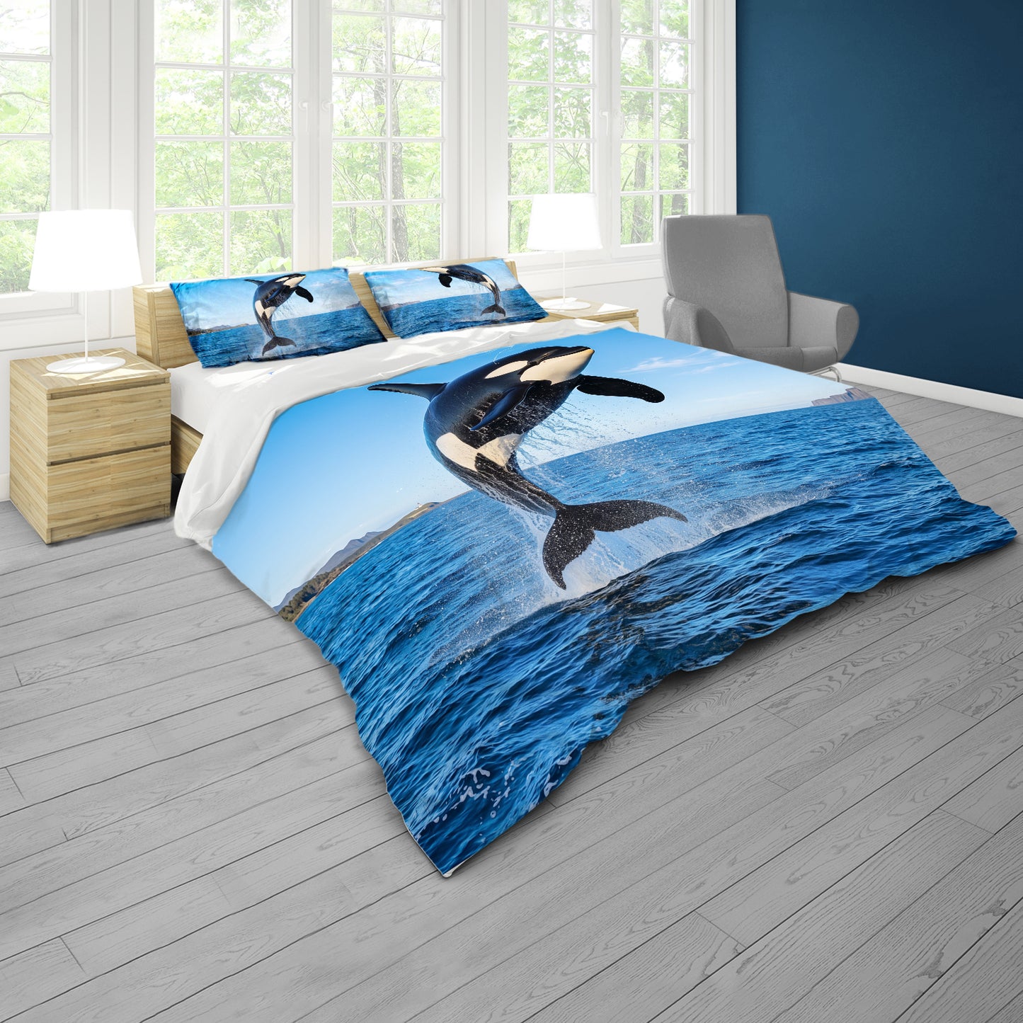 Wildlife Killer Whale Duvet Cover Set