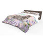 Wildlife Lavender Zebra Duvet Cover Set