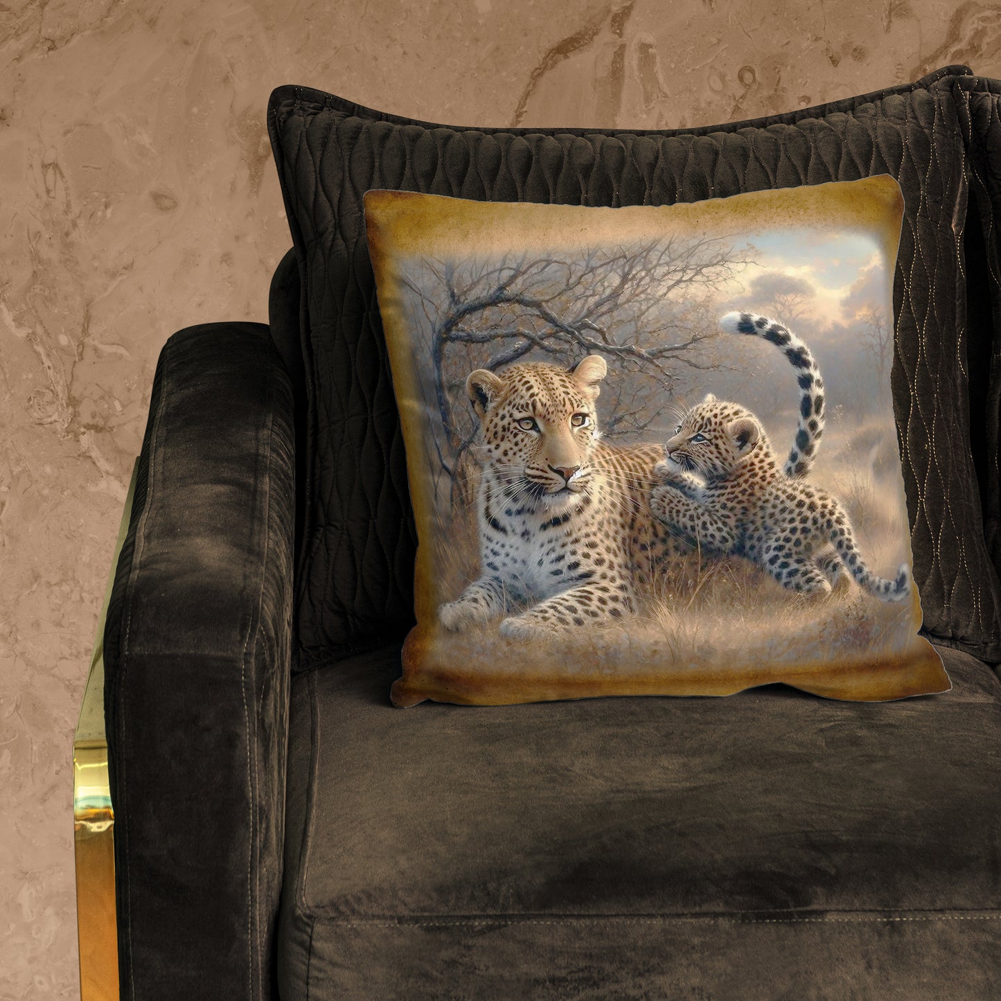 Wildlife Leopard Luxury Scatter