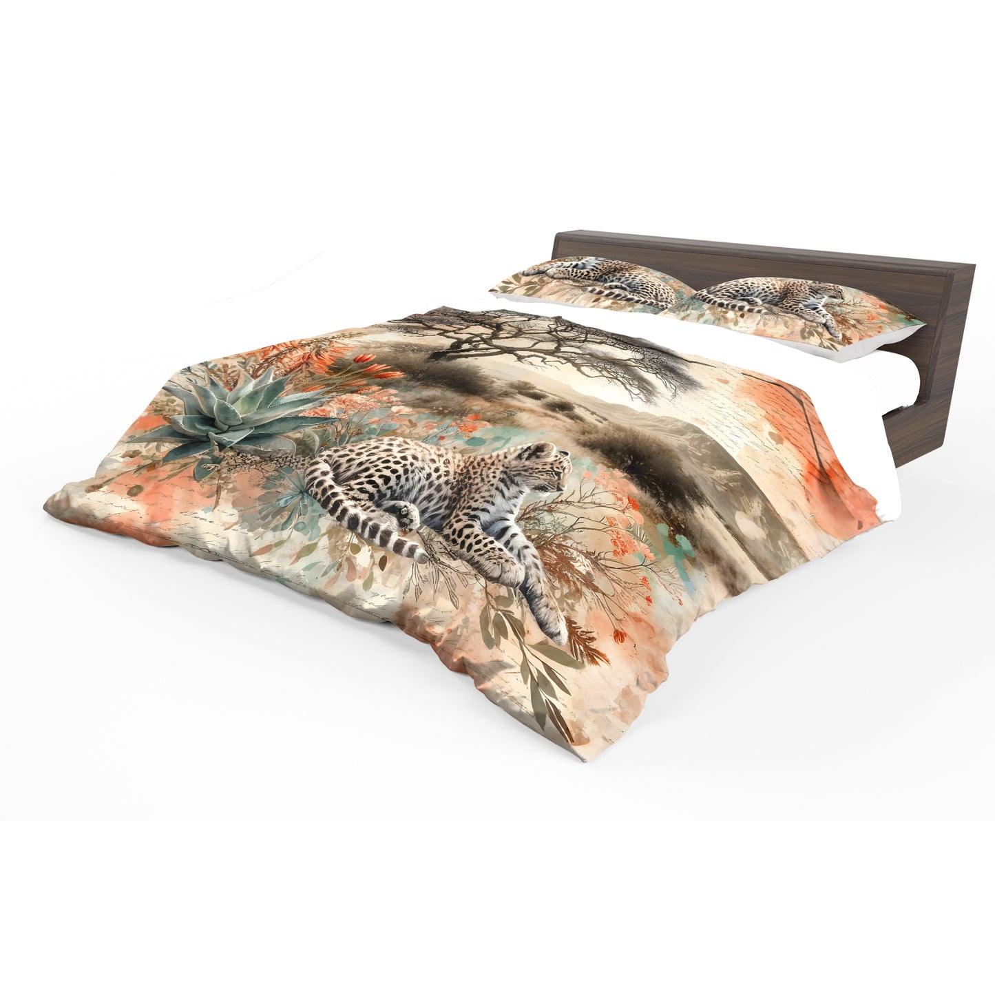 WildLife Leopard’s Journal Duvet Cover Set