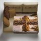 Wildlife Leopard's Reflection Light Weight Fleece Blanket