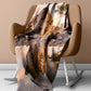Wildlife Leopard's Reflection Light Weight Fleece Blanket