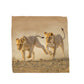 Wildlife Lion Cubs Chasing Napkins by Fanie Heymans
