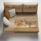Wildlife Lion Cubs Playing Light Weight Fleece Blanket by Fanie Heymans