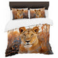 Wildlife Lion Queen of the Serengeti Duvet Cover Set