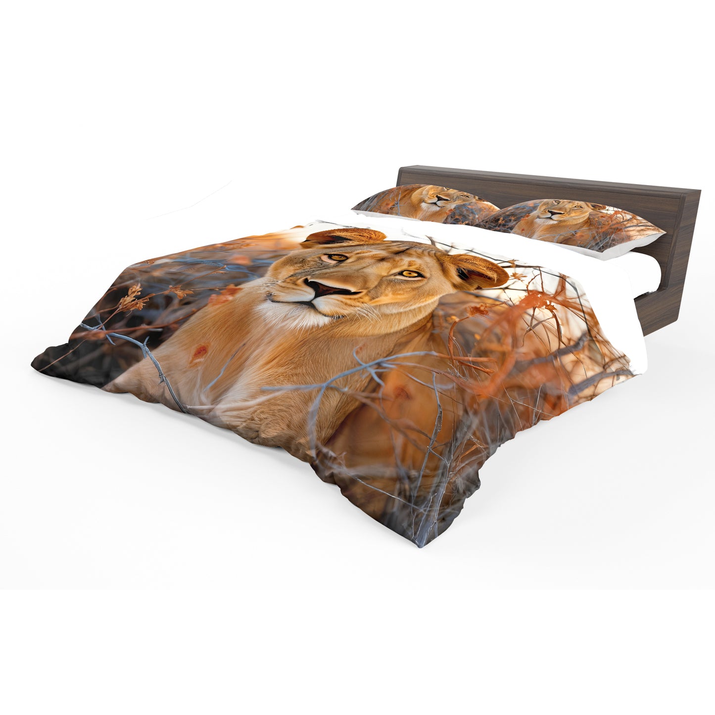 Wildlife Lion Queen of the Serengeti Duvet Cover Set