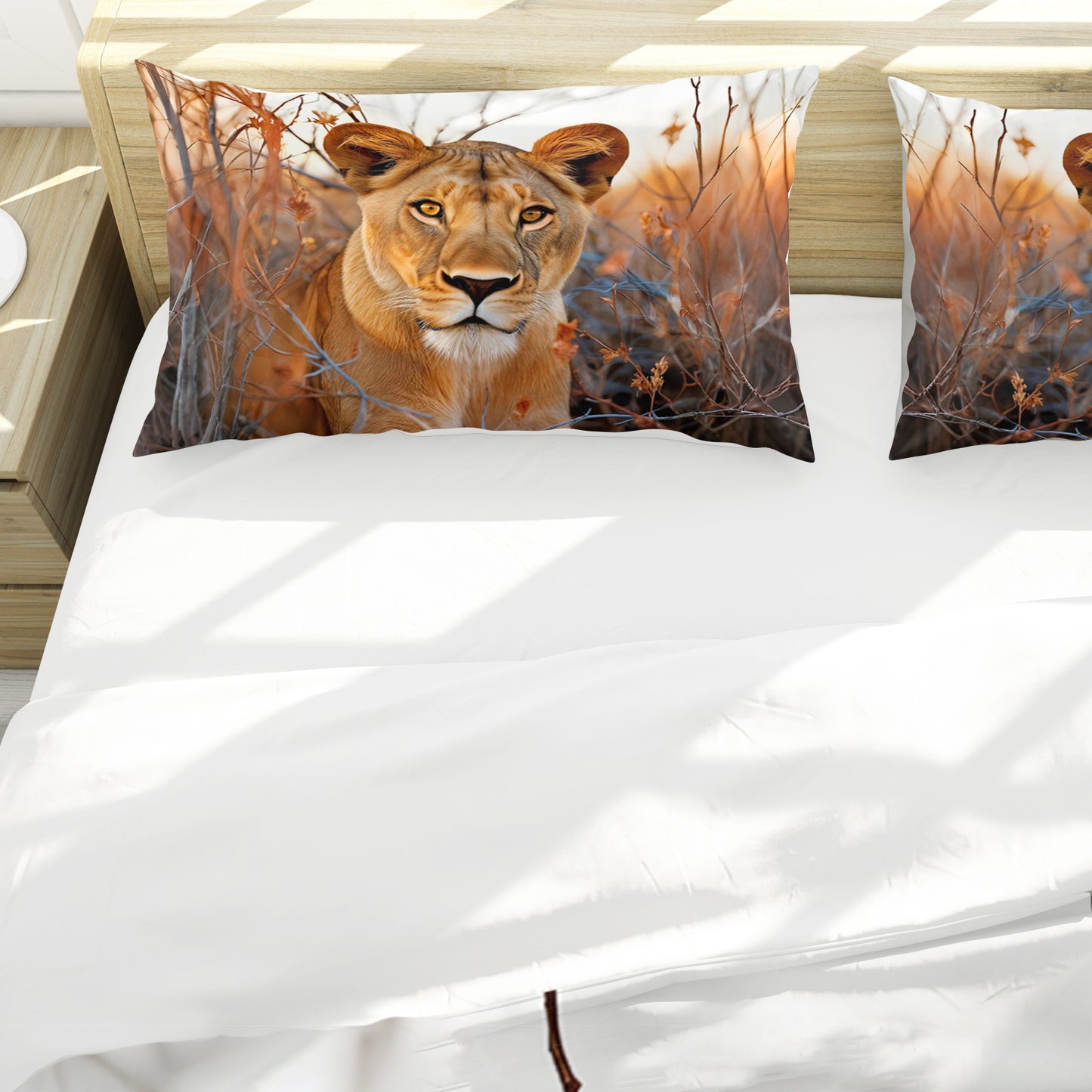 Wildlife Lion Queen of the Serengeti Duvet Cover Set