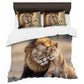 Wildlife Lion Savannah Sweethearts Duvet Cover Set