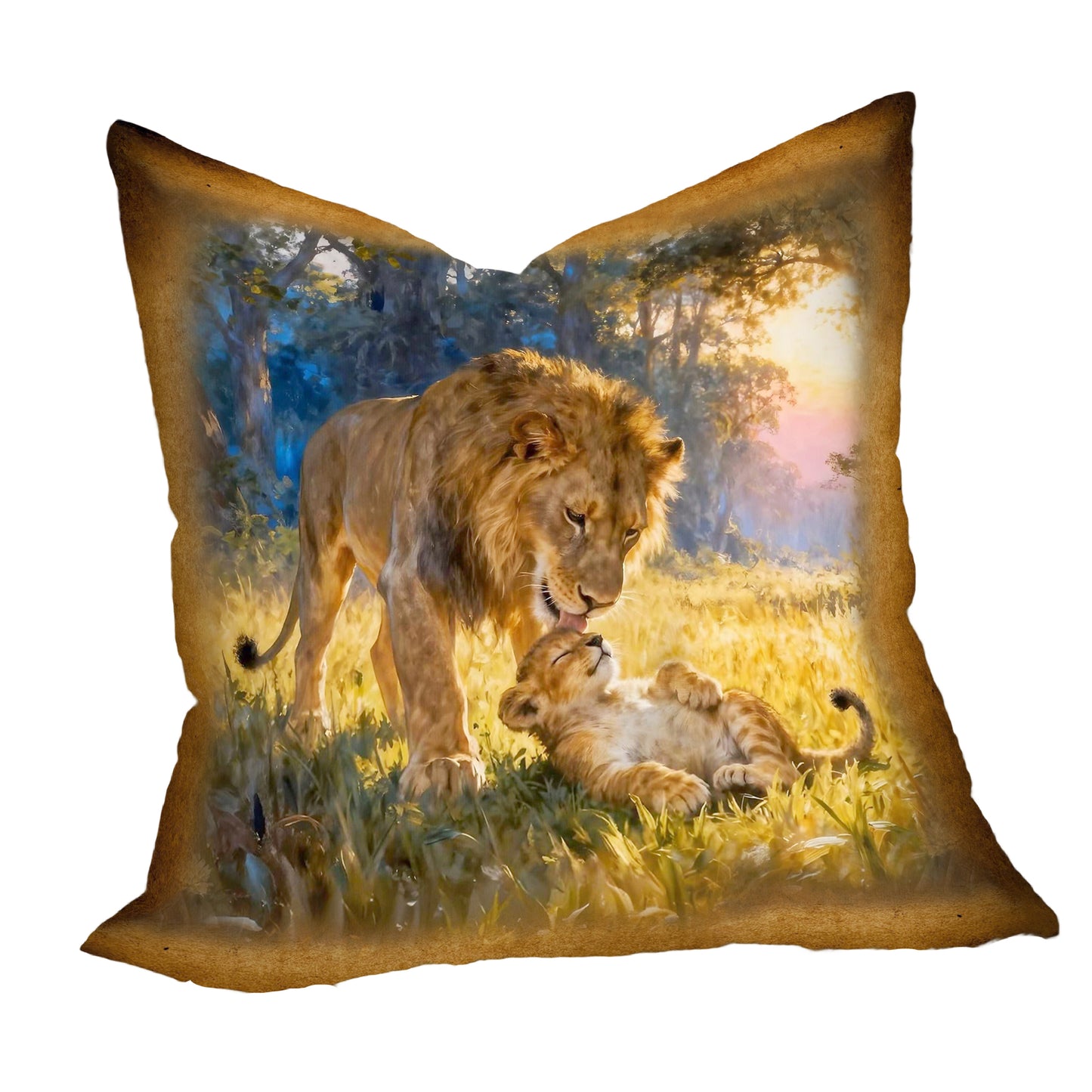 Wildlife Lion & Cub Luxury Scatter