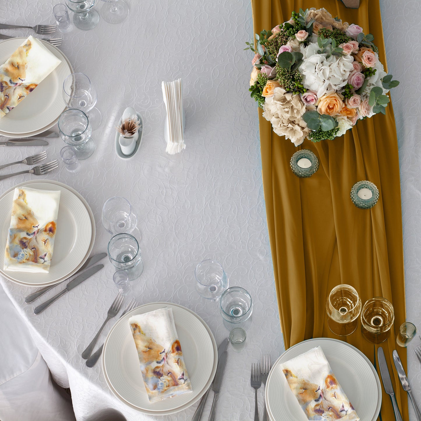 Wildlife Lioness Love Napkins