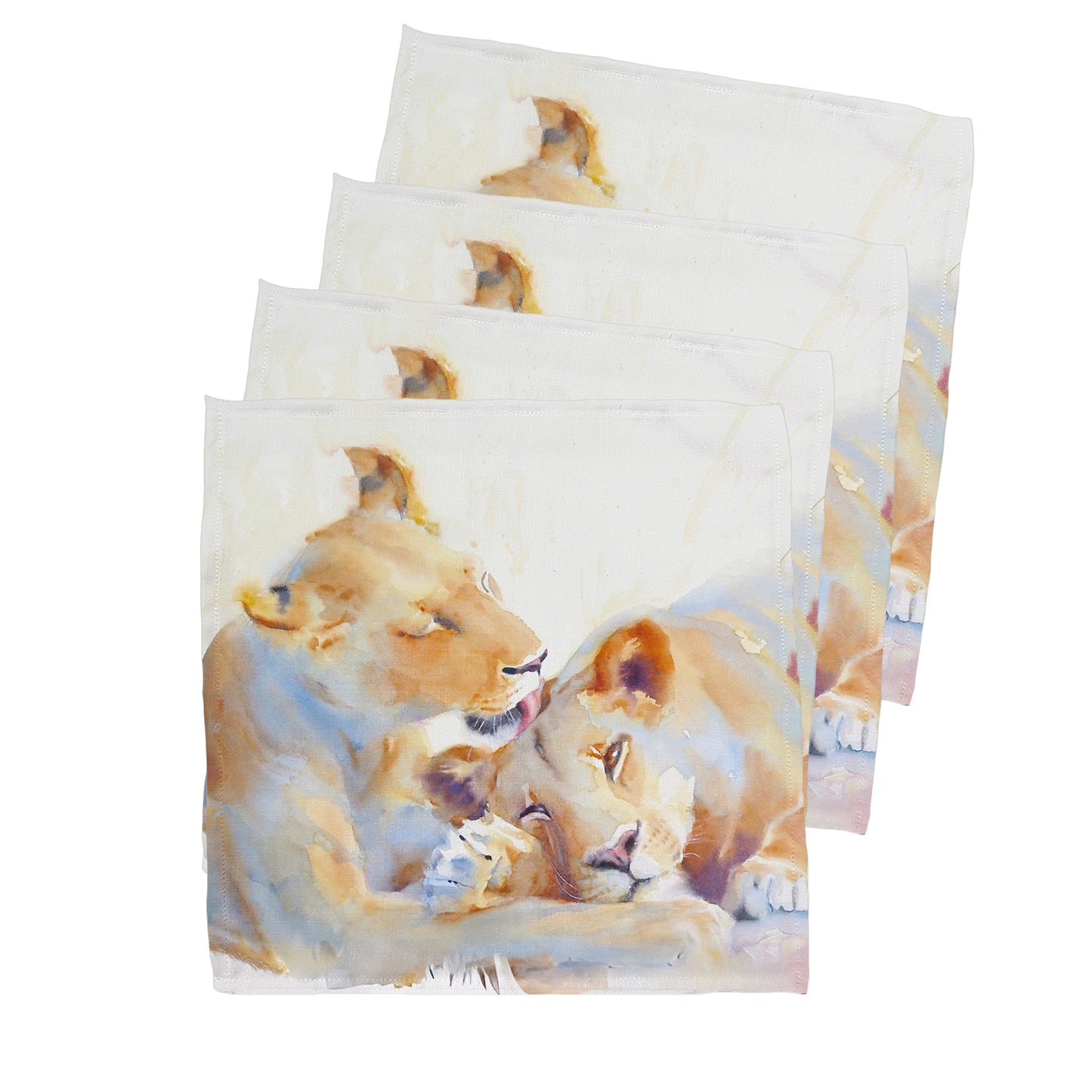 Wildlife Lioness Love Napkins