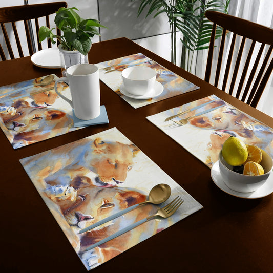 Wildlife Lioness Love Placemats