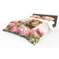 Wildlife Lions Crowned by Protea Duvet Cover Set