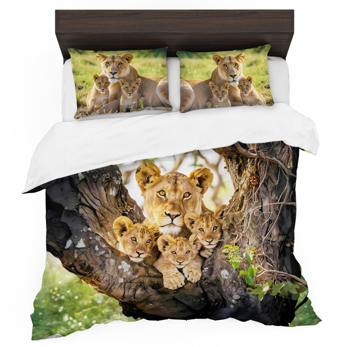 Wildlife Lions on the Lookout Duvet Cover Set