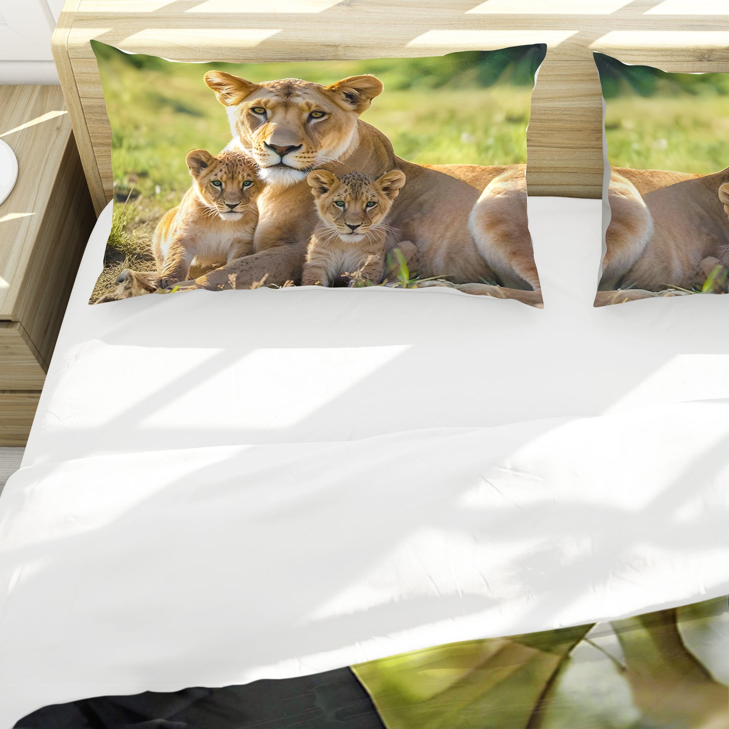 Wildlife Lions on the Lookout Duvet Cover Set
