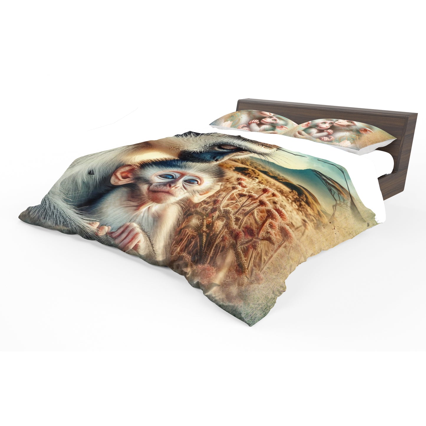 Wildlife Monkey Duvet Cover Set