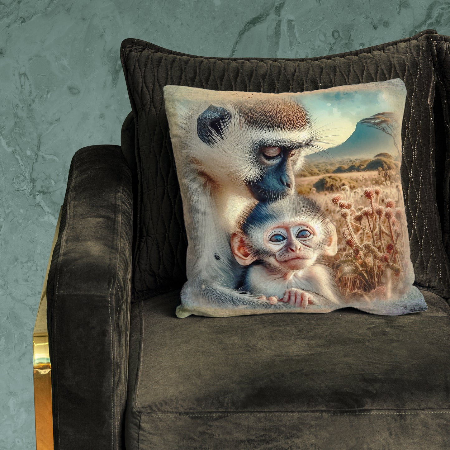 Wildlife Monkey Luxury Scatter