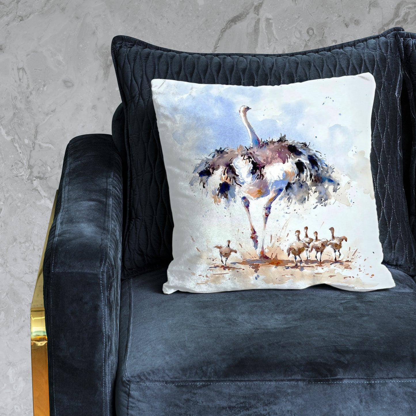Wildlife Ostrich Luxury Scatter