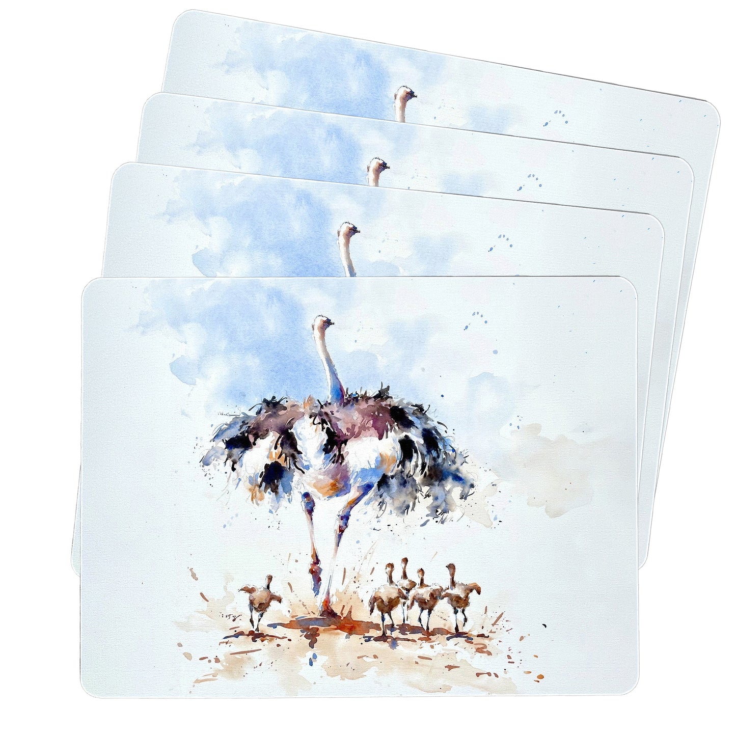 Wildlife Ostrich Placemats