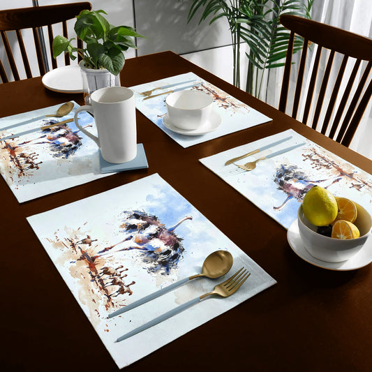 Wildlife Ostrich Placemats