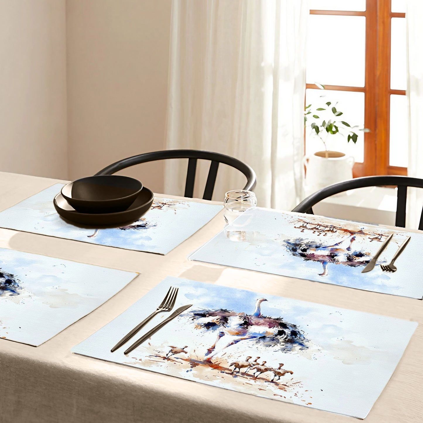 Wildlife Ostrich Placemats