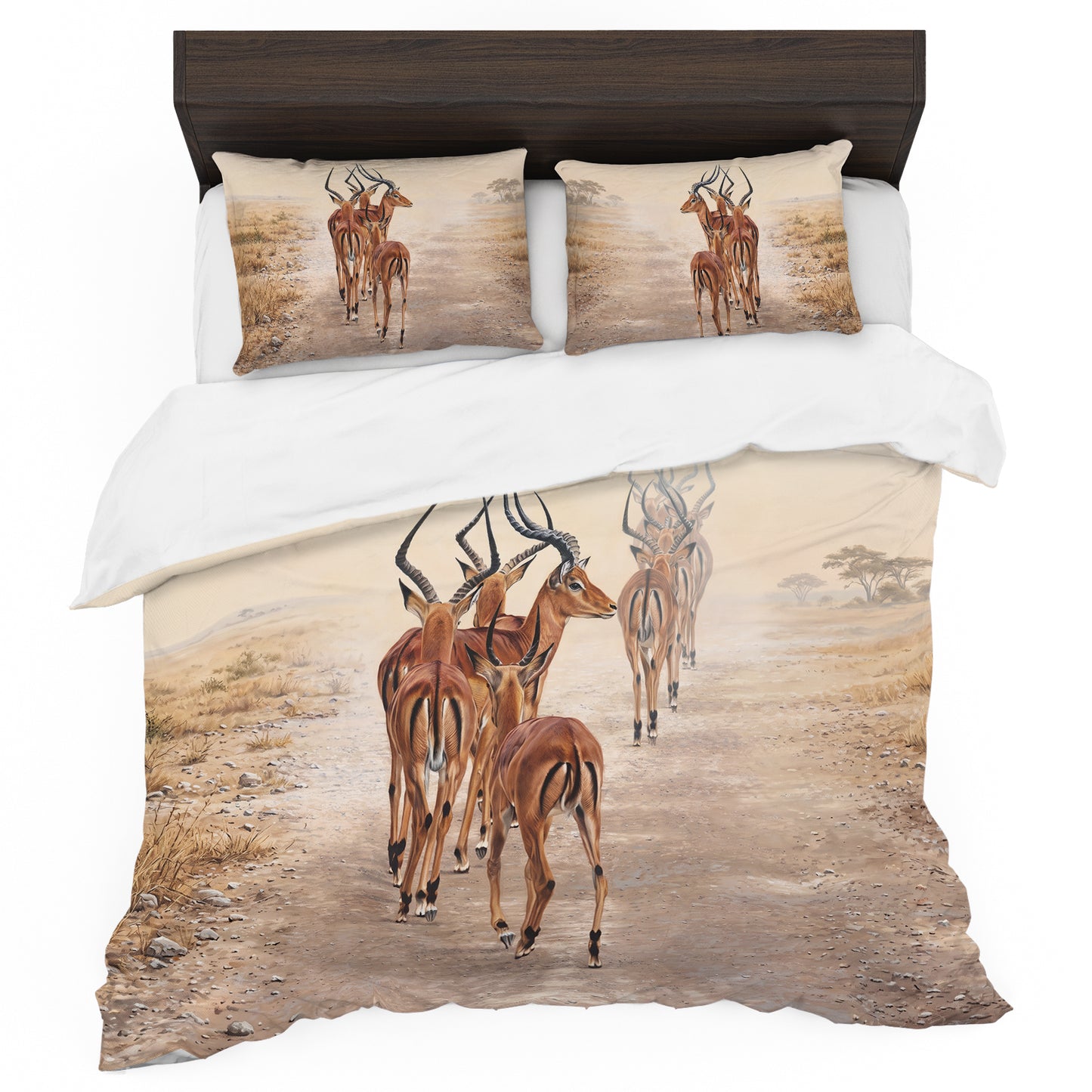 Wildlife Path of the Impala Duvet Cover Set