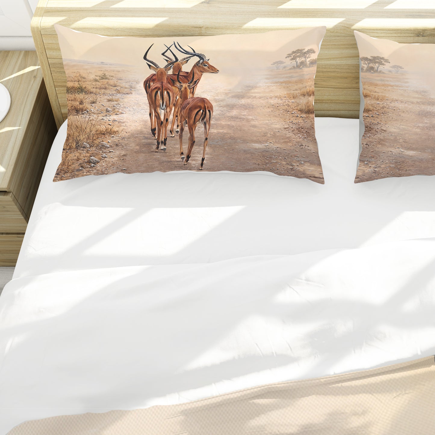 Wildlife Path of the Impala Duvet Cover Set