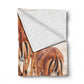 Wildlife Path of the Impala Light Weight Fleece Blanket