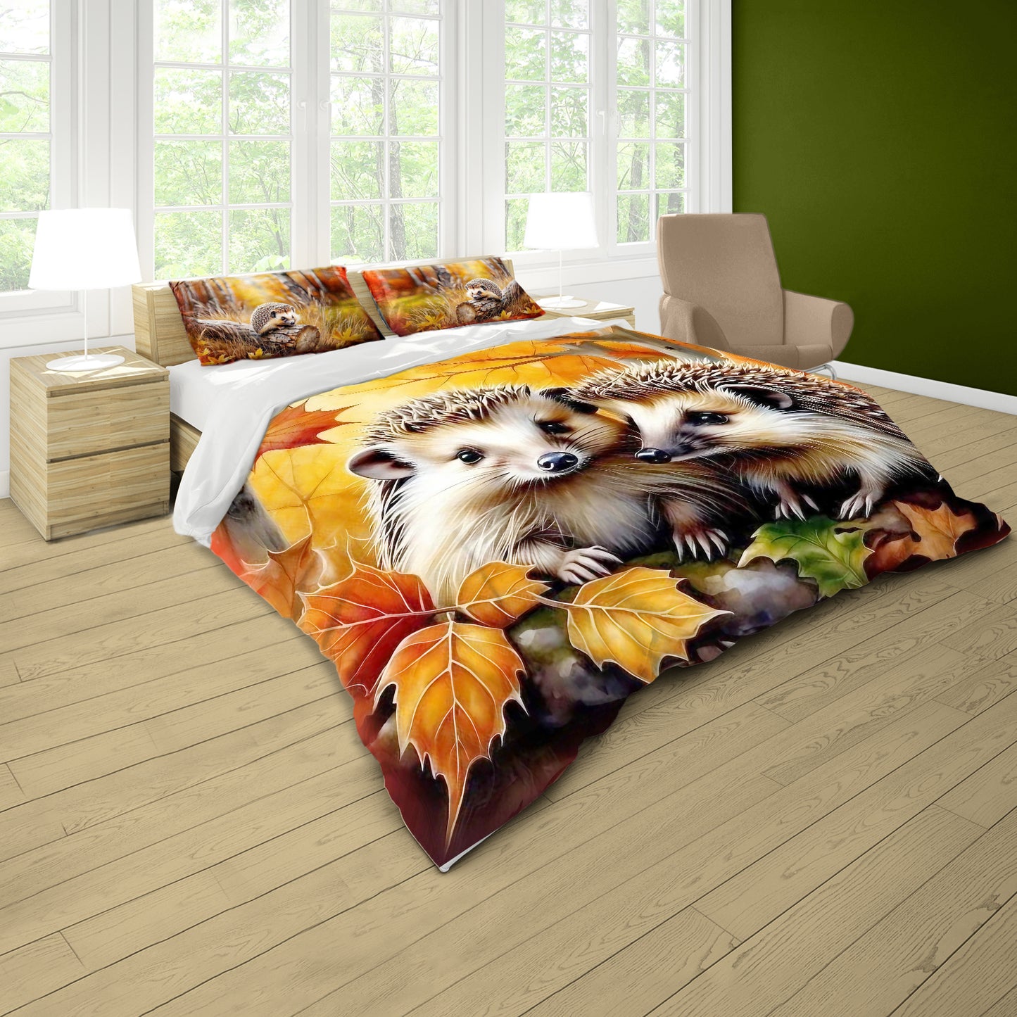 Wildlife Porcupine Duvet Cover Set