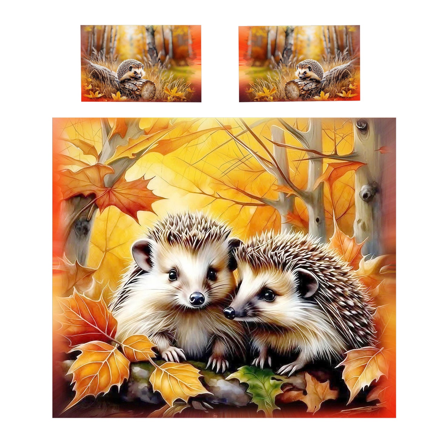 Wildlife Porcupine Duvet Cover Set