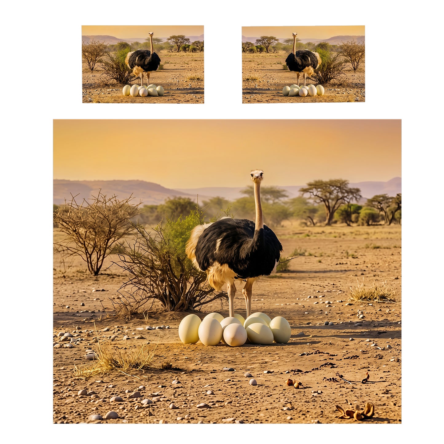 Wildlife Protective Mother Duvet Cover Set