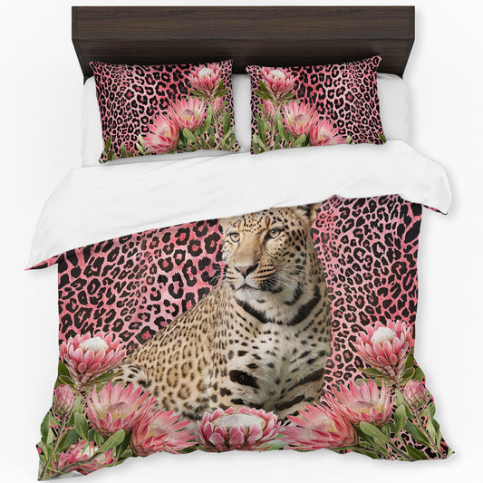Wildlife Queen Leopard Duvet Cover Set