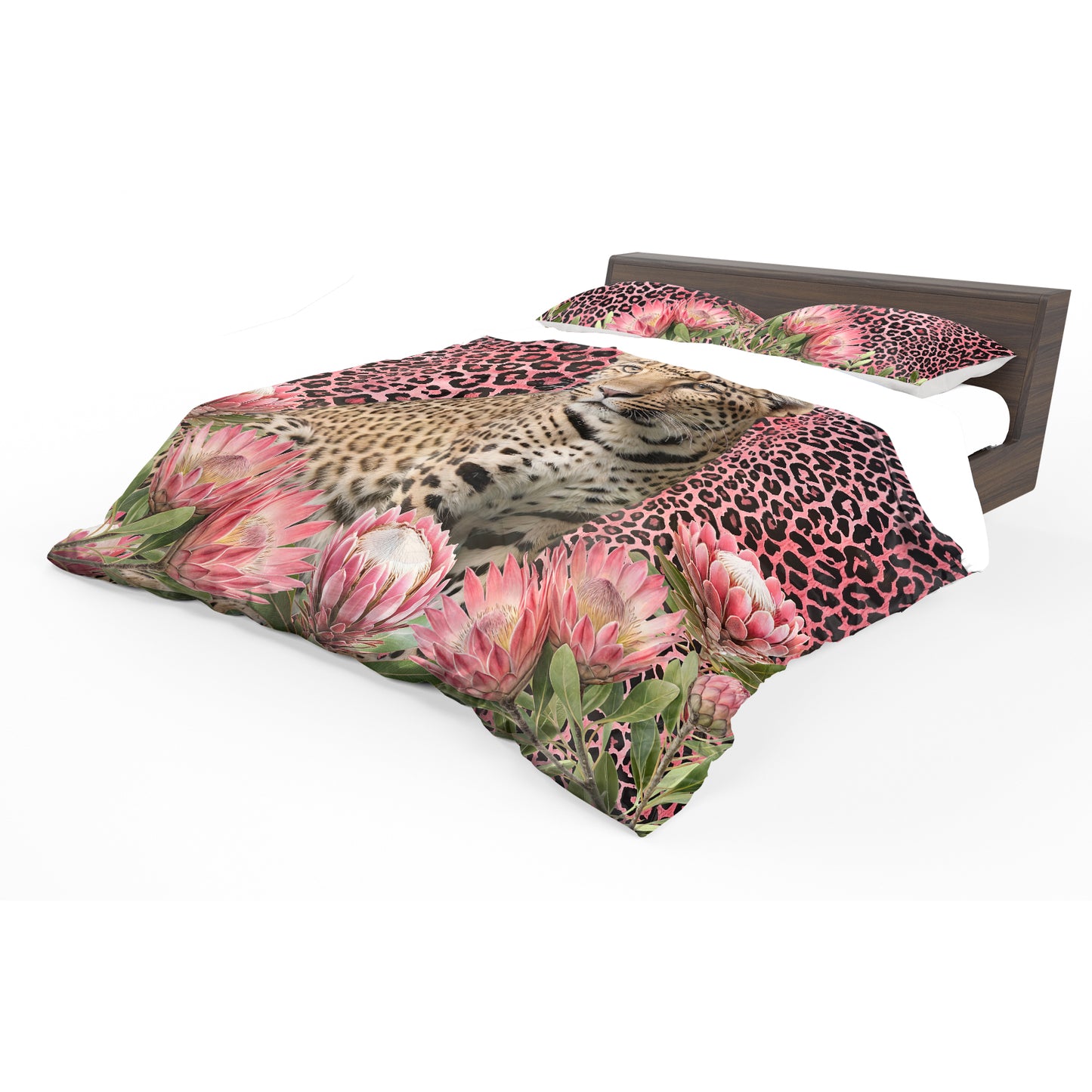 Wildlife Queen Leopard Duvet Cover Set