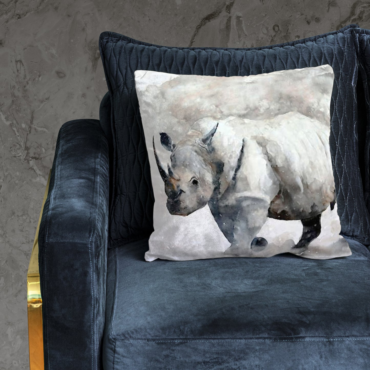 Wildlife Rhino Luxury Scatter