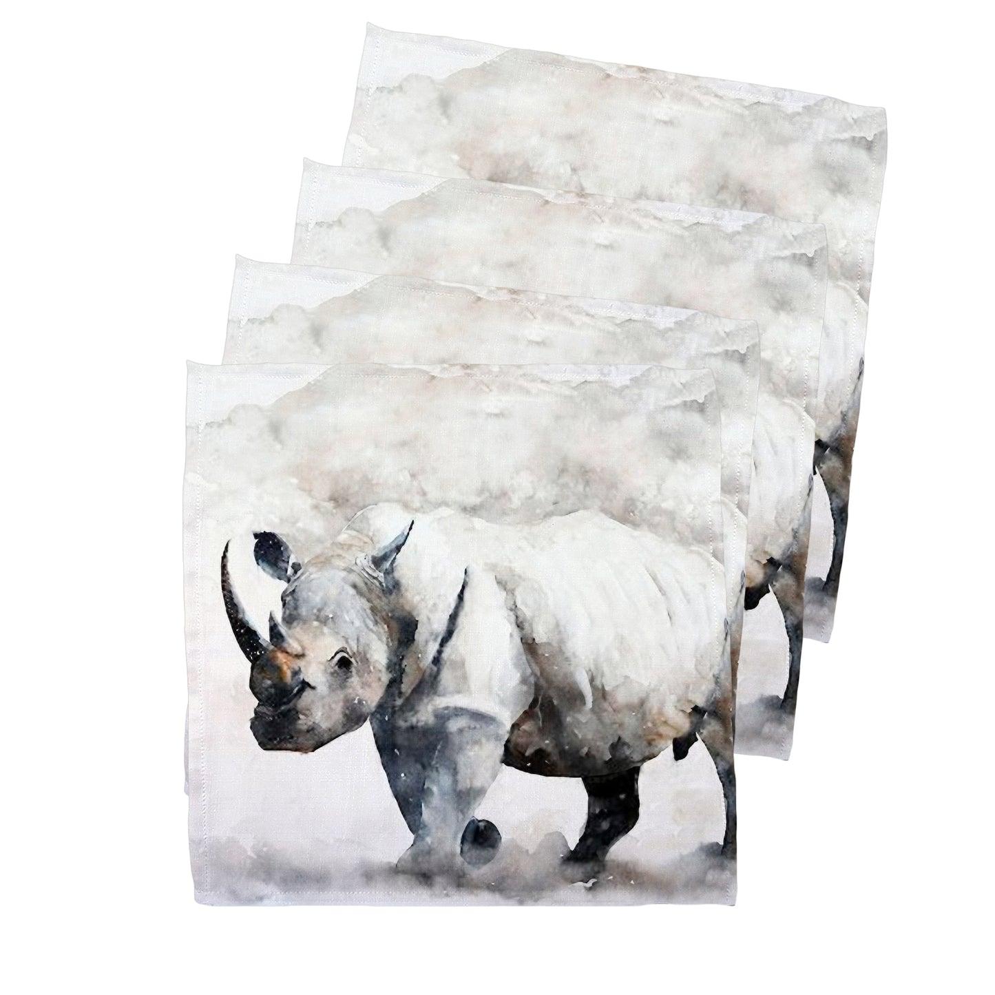 Wildlife Rhino Napkins