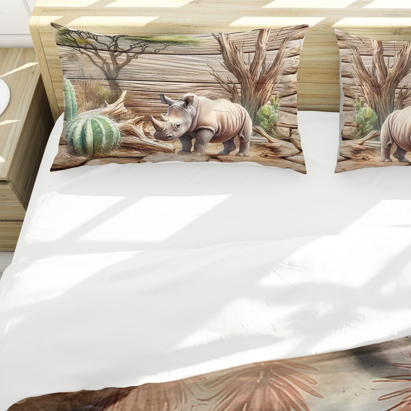 Wildlife Rhyno Duvet Cover Set