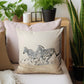 Wildlife Running Zebras Luxury Scatter