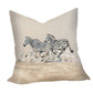 Wildlife Running Zebras Luxury Scatter