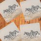 Wildlife Running Zebras Napkins