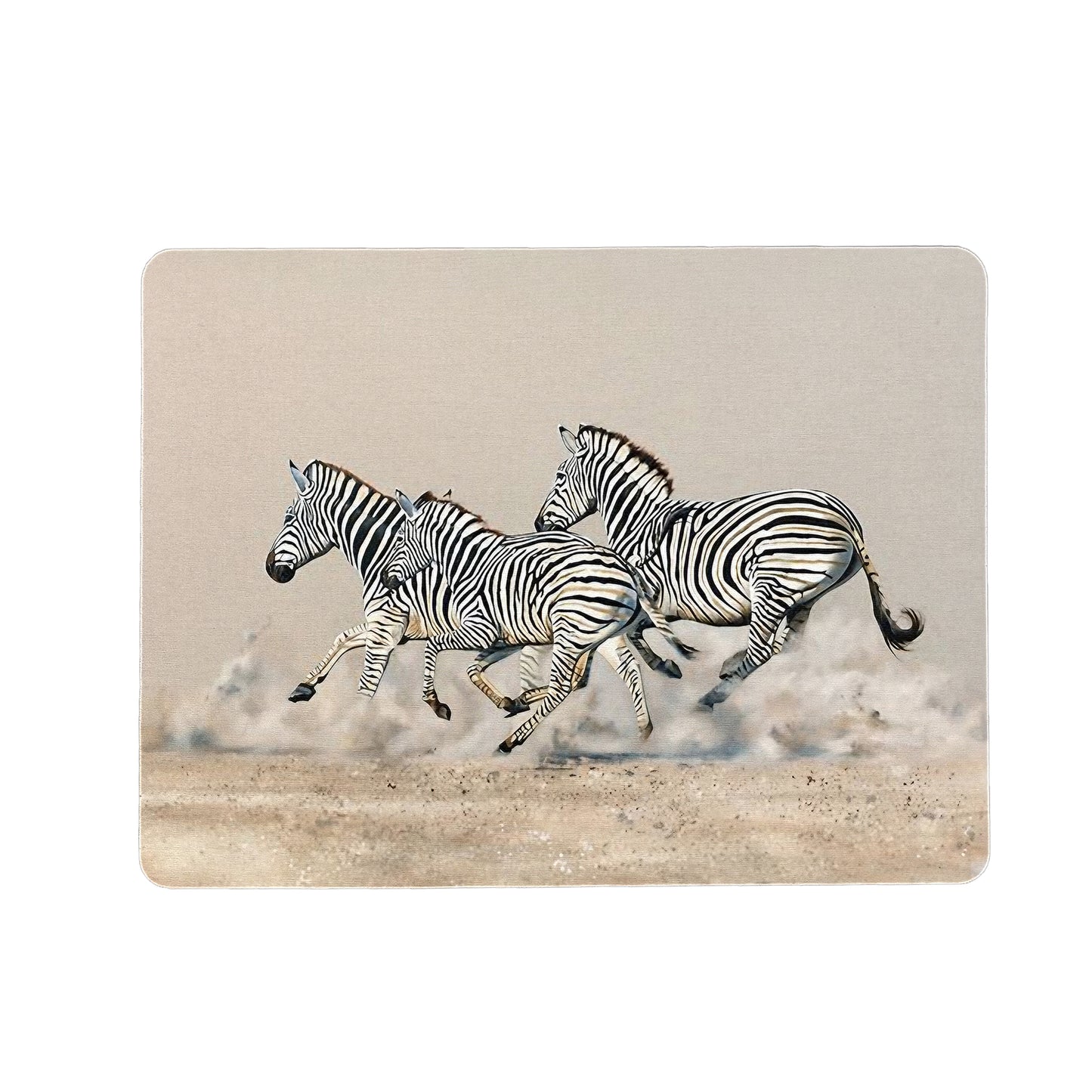 Wildlife Running Zebras Placemats