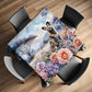 Wildlife Savanna Wild Dog Square Tablecloth