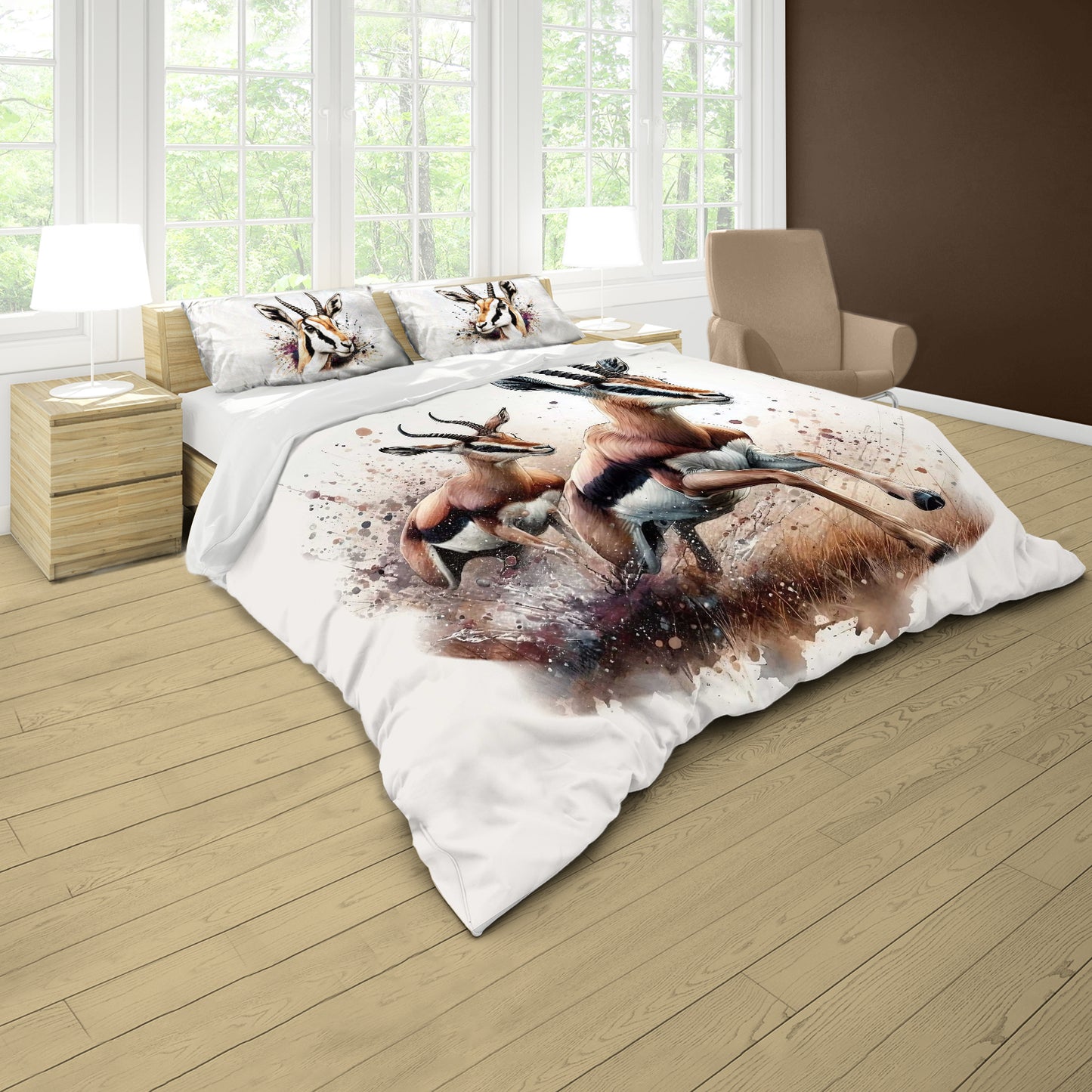 Wildlife Springbok Duvet Cover Set