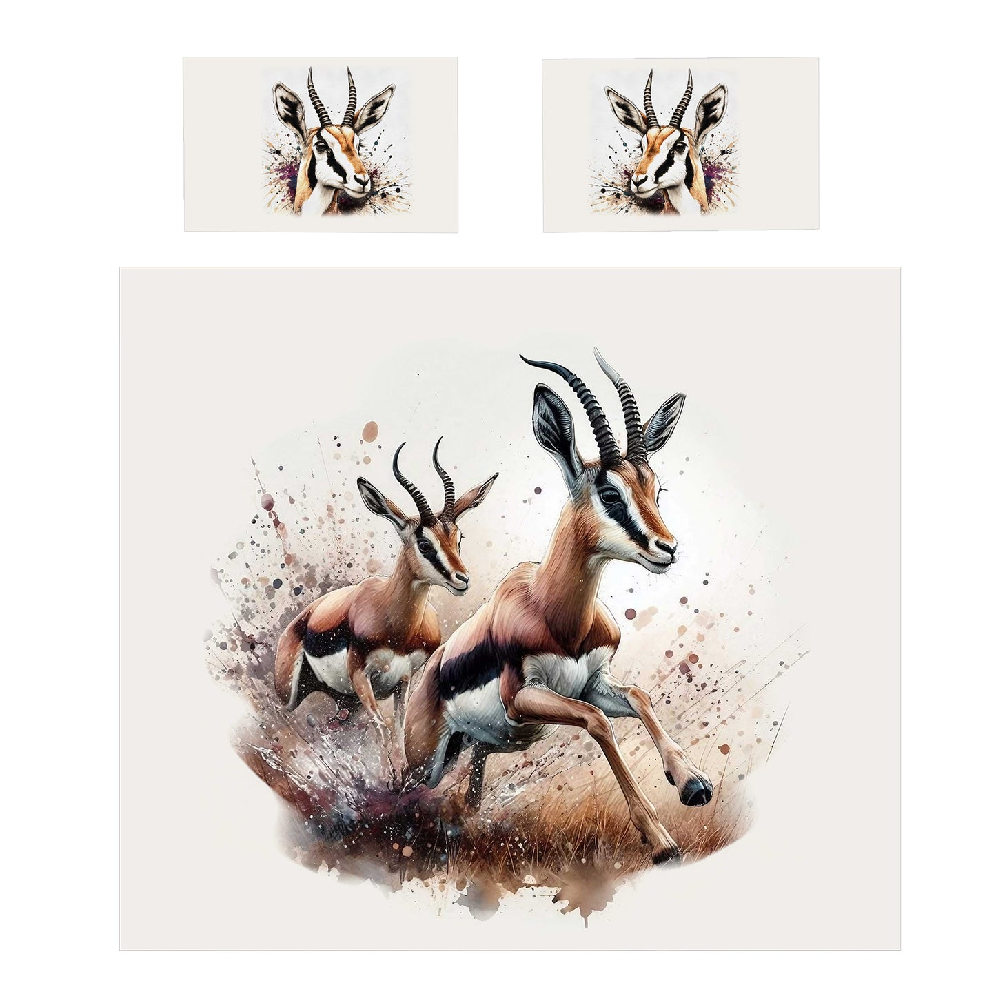 Wildlife Springbok Duvet Cover Set