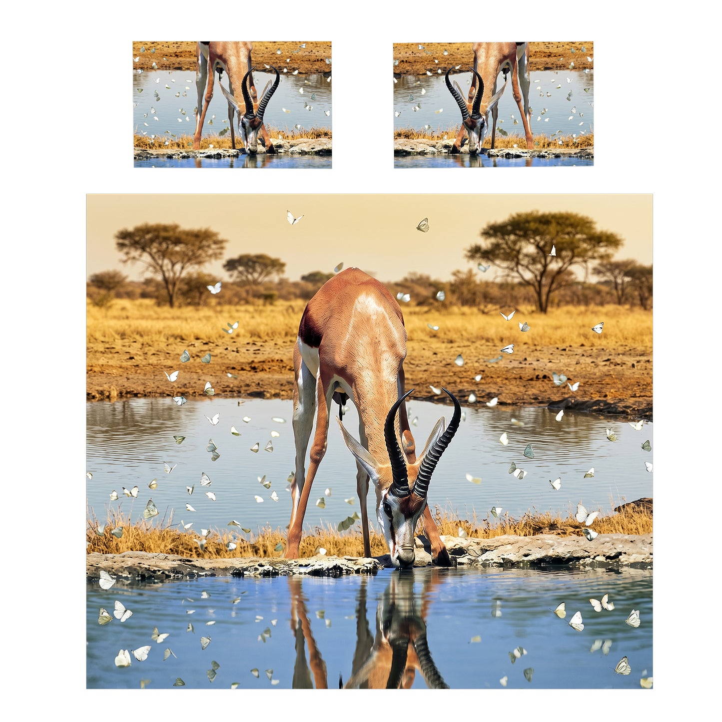 Wildlife Springbok Duvet Cover Set