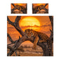 Wildlife Sunset Tiger Duvet Cover Set
