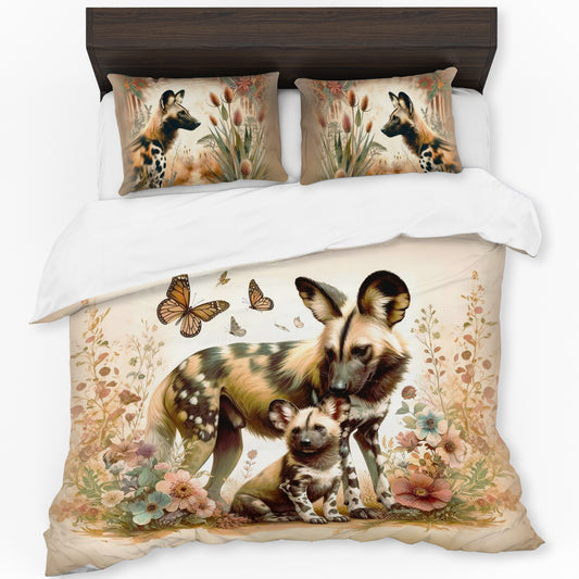 Wildlife Wild Dog Duvet Cover Set