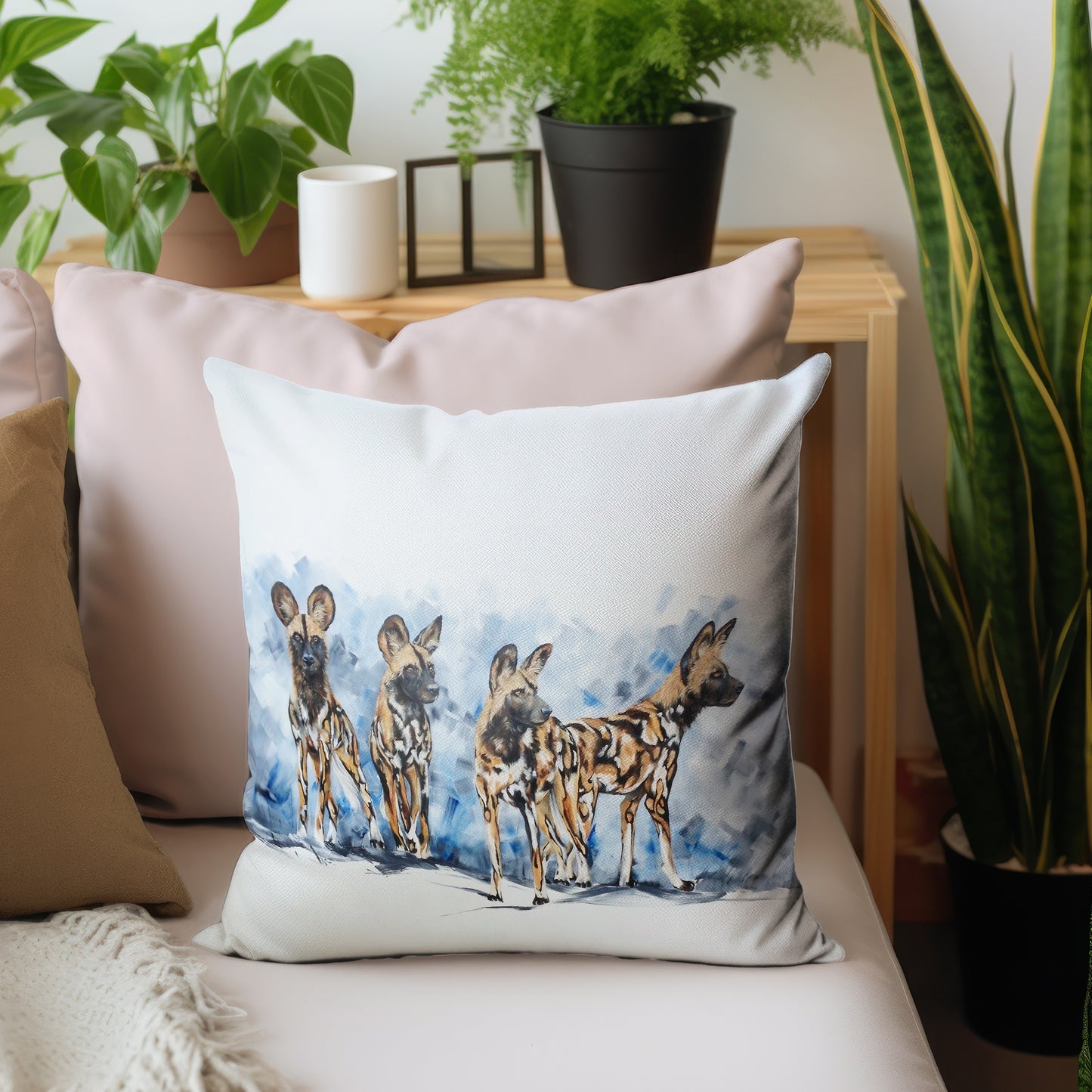 Wildlife Wild Dogs Luxury Scatter