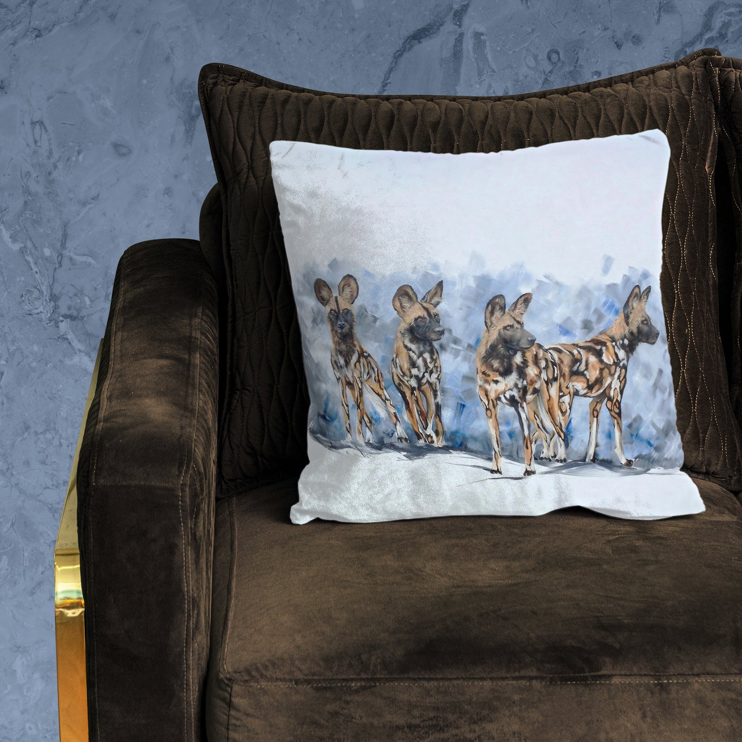 Wildlife Wild Dogs Luxury Scatter